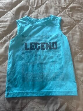okie dokie Blue 'LEGEND' Graphic Tank Top